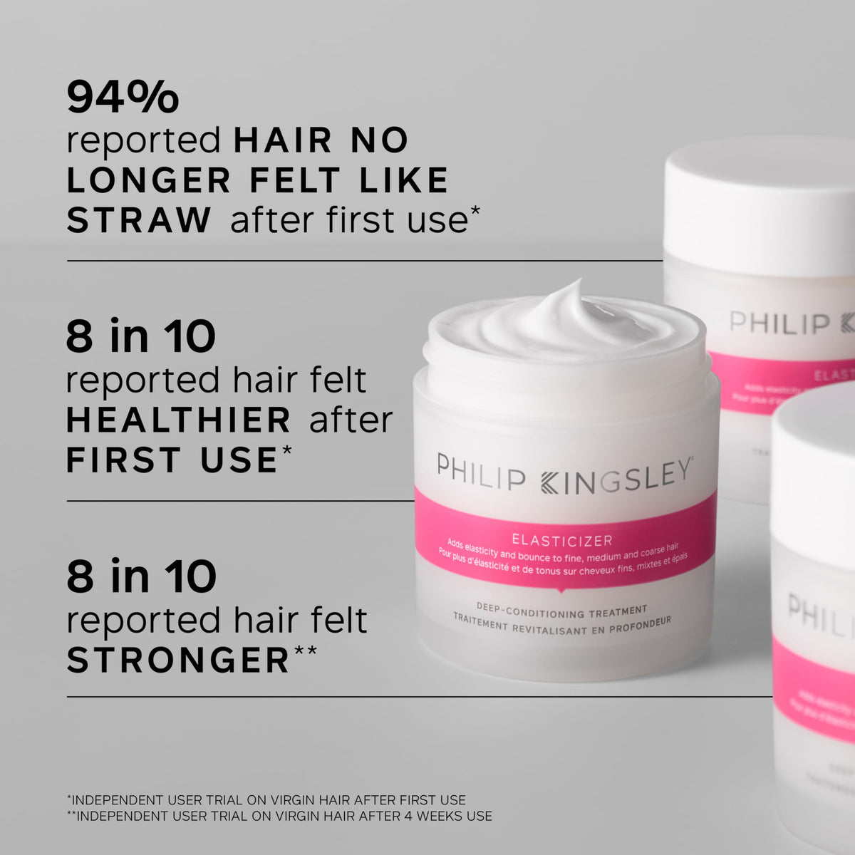 PHILIP KINGSLEY creamy mask texture illustrating rich hydration