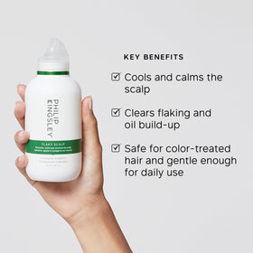 PHILIP KINGSLEY pump and shampoo texture highlighting gentle formula