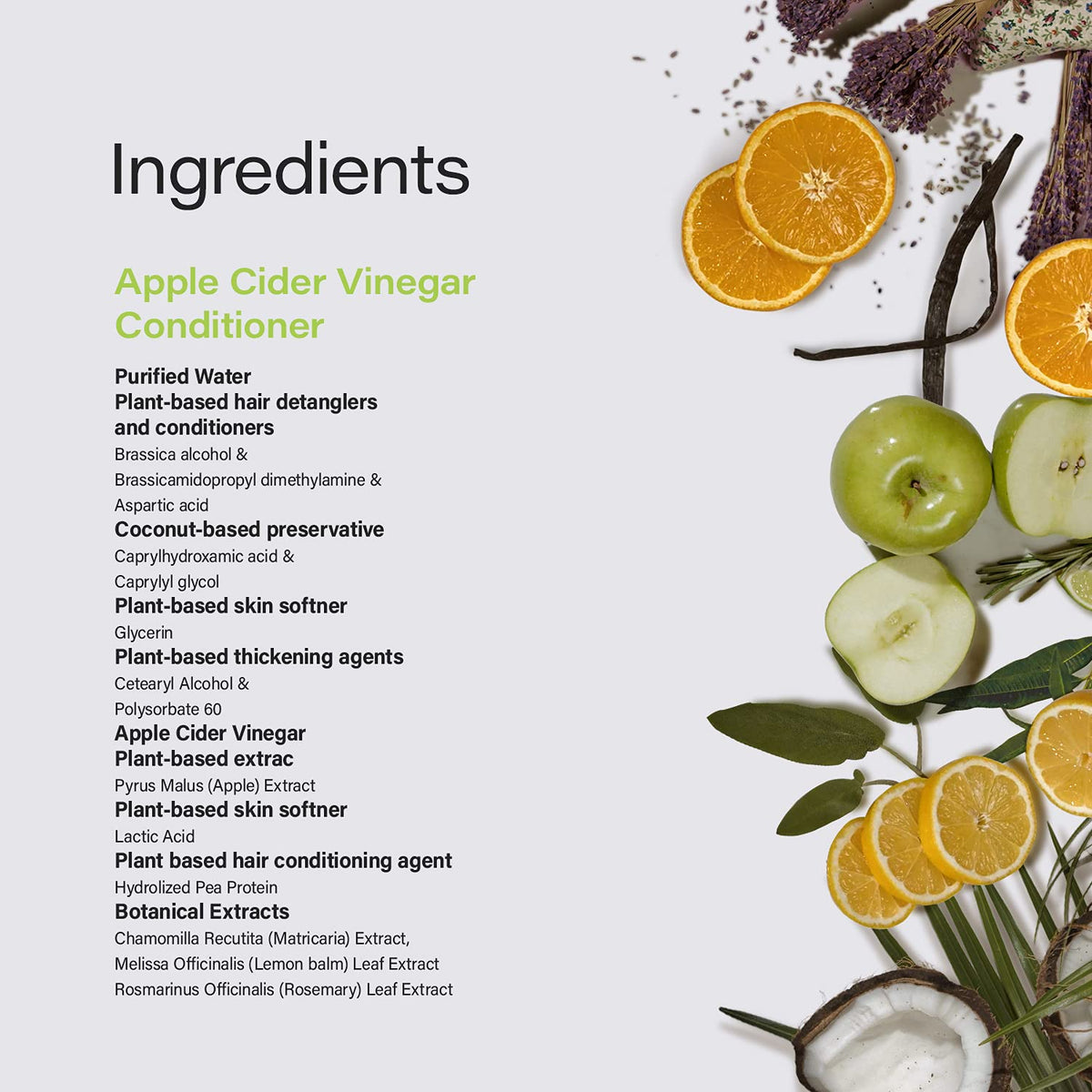Phillip Adam conditioner apple and pear extract close-up highlighting natural ingredients