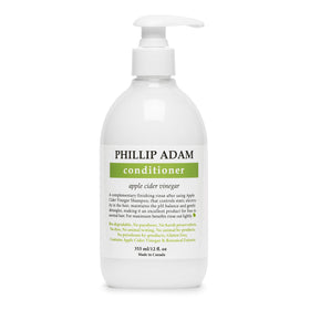 Phillip Adam conditioner front packaging showing 12 ounce bottle and label benefits