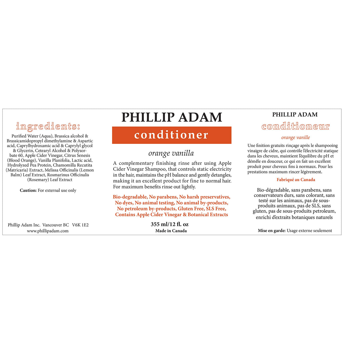 Phillip Adam shampoo texture pouring to show gentle, clarifying lather benefit