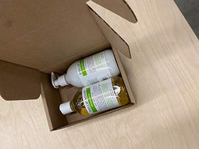 Phillip Adam held in hand to show 12 ounce size for travel and everyday use