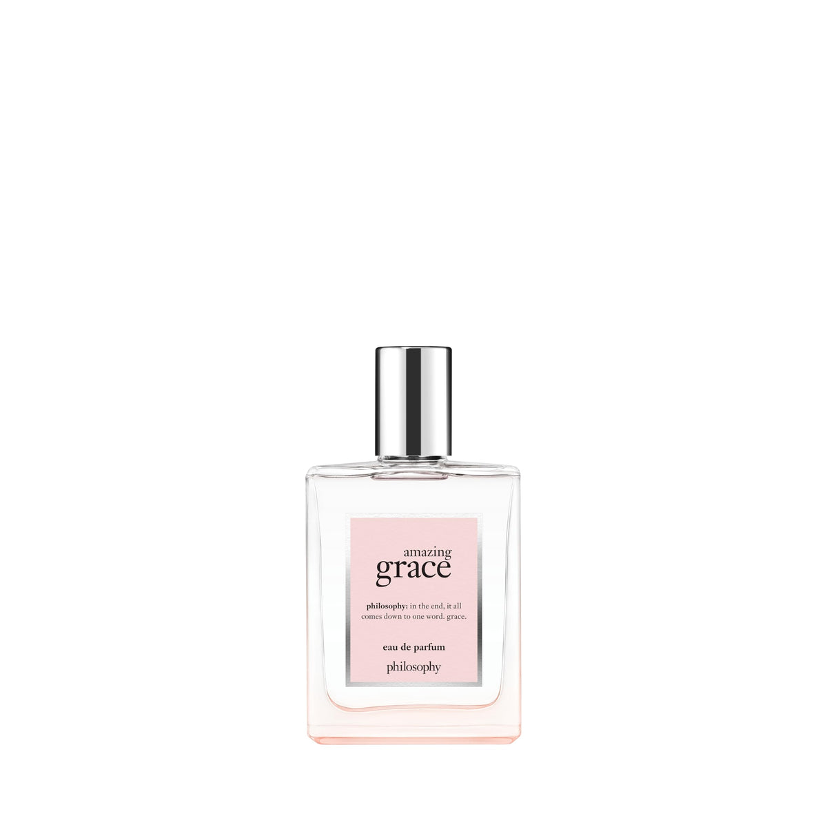 philosophy front bottle showing sleek design and long-lasting scent
