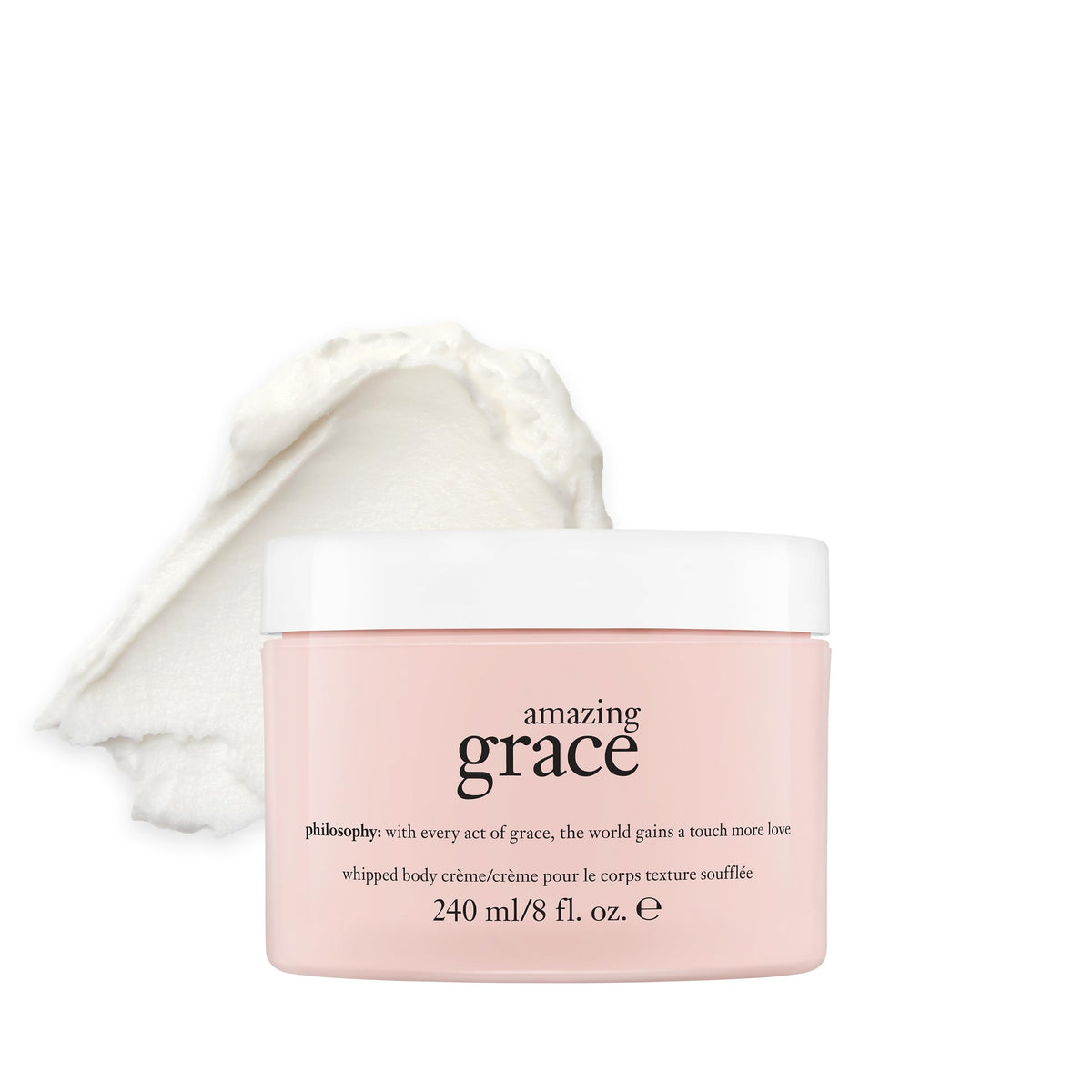philosophy amazing grace jar front view showing packaging and size benefit