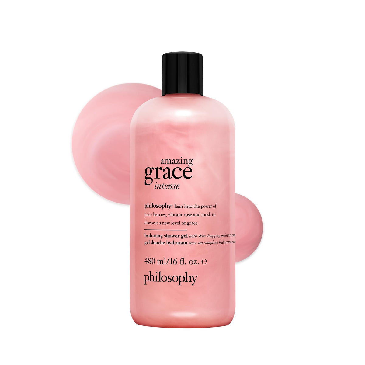 philosophy amazing grace intense front bottle showing label and size for clear product identification