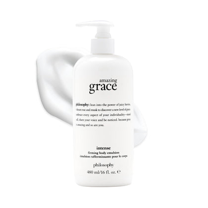 philosophy bottle front view showing label and elegant packaging, highlights brand quality
