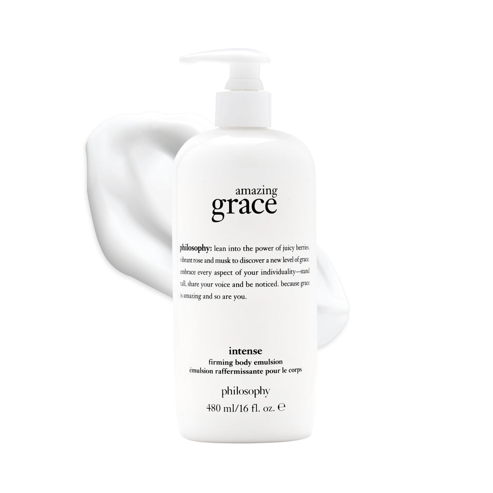 philosophy bottle front view showing label and elegant packaging, highlights brand quality
