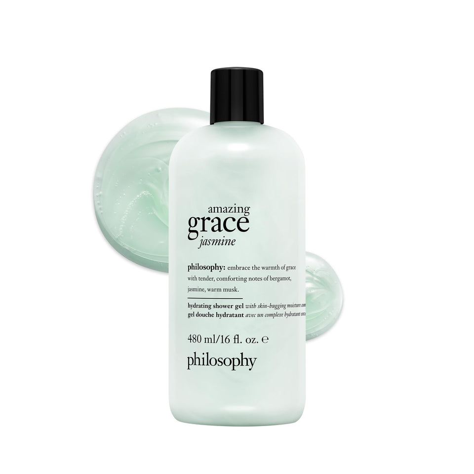philosophy bottle front view showing product and size, elegant scent