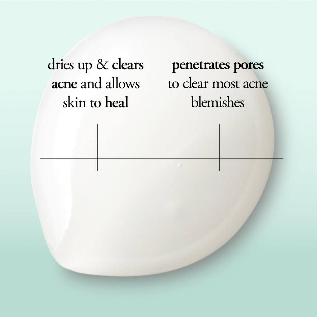 philosophy applying spot treatment to blemish demonstrating targeted drying and soothing