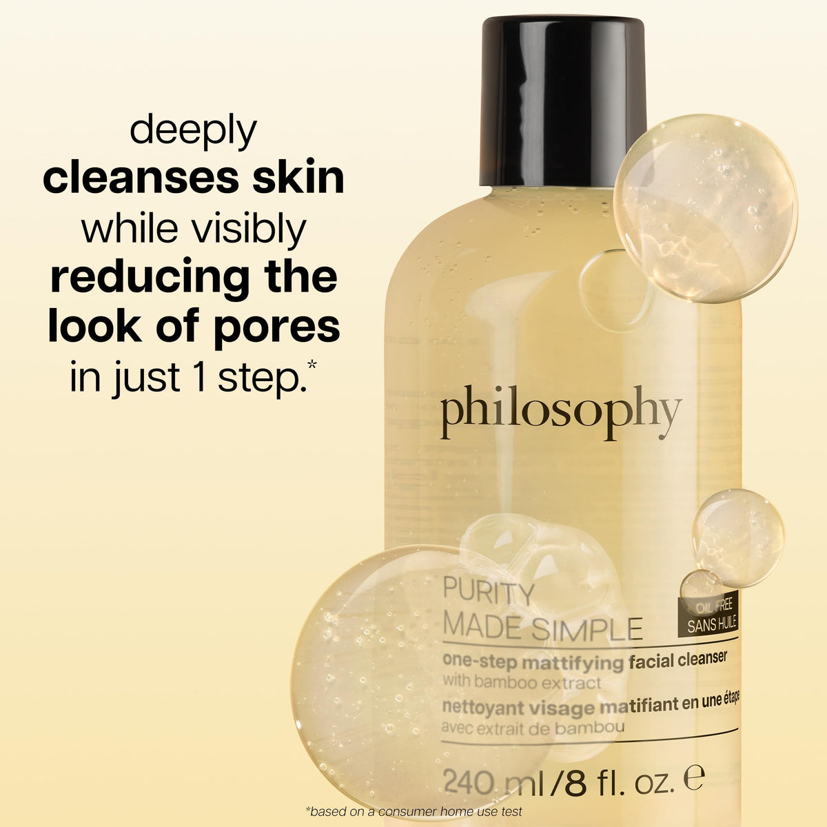 philosophy cleanser on bathroom counter showing everyday use and routine integration