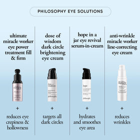 philosophy 0.5 fl oz tube next to coin for size and portability