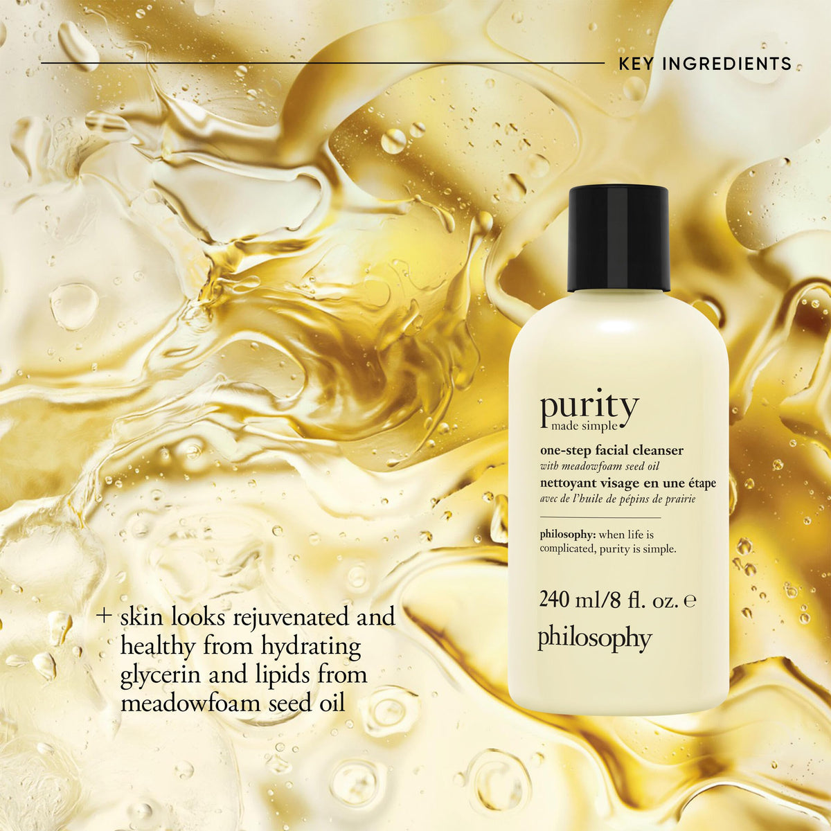 philosophy fresh cream lather on hand, creamy hydration benefit