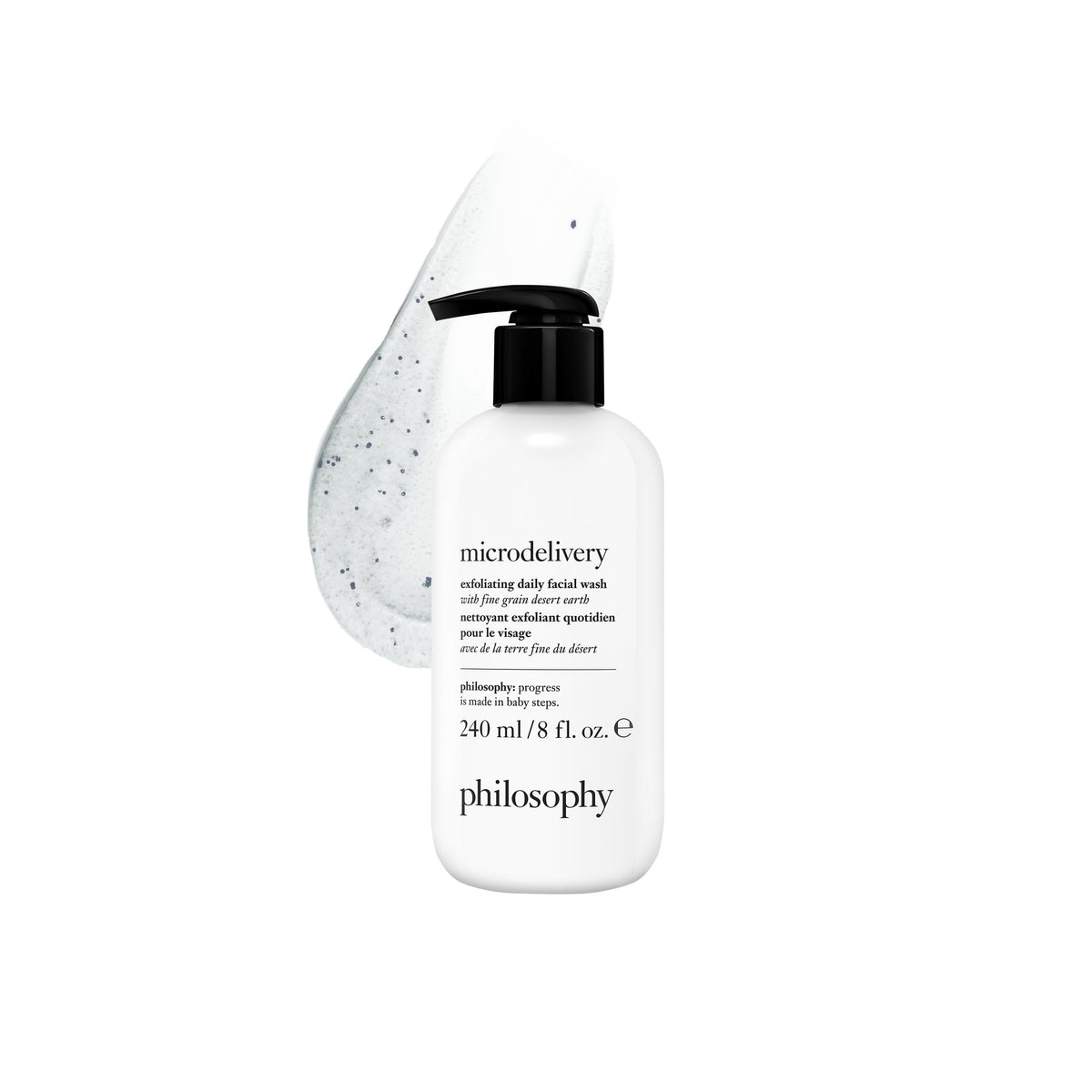 philosophy front packaging showing product tube and clear benefits
