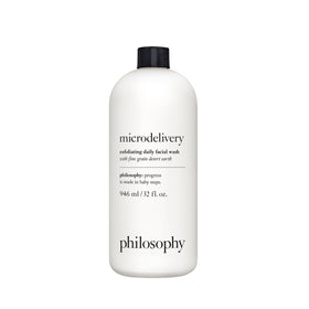 philosophy front packaging shows product label and benefits