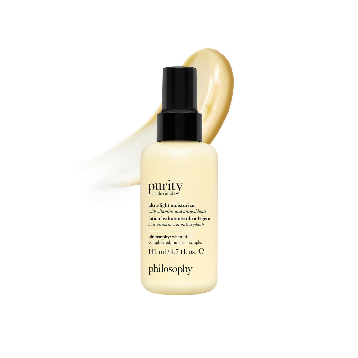 philosophy front tube showing packaging and brand for clear product ID and trust