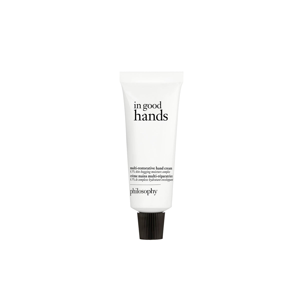 philosophy front packaging showing tube and clear product identity and convenience