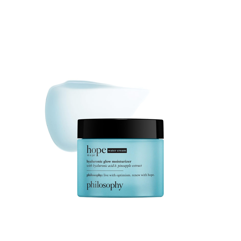 philosophy jar front packaging showing label and 2 fl oz size for easy identification