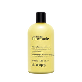 philosophy iced mint lemonade front bottle showing label and 16 fl oz size for easy identification and gifting