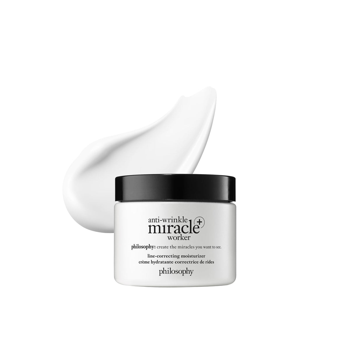 philosophy front view of moisturizer tube showing label and size for easy identification