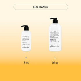philosophy product lather in hand demonstrating soft foaming action