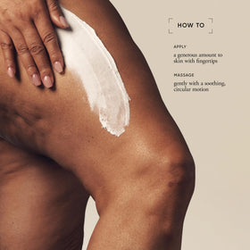 philosophy Pure Grace applied to arm demonstrating smooth, soft skin benefit