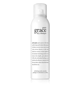 philosophy pure grace front packaging shows bottle and crisp floral scent benefits