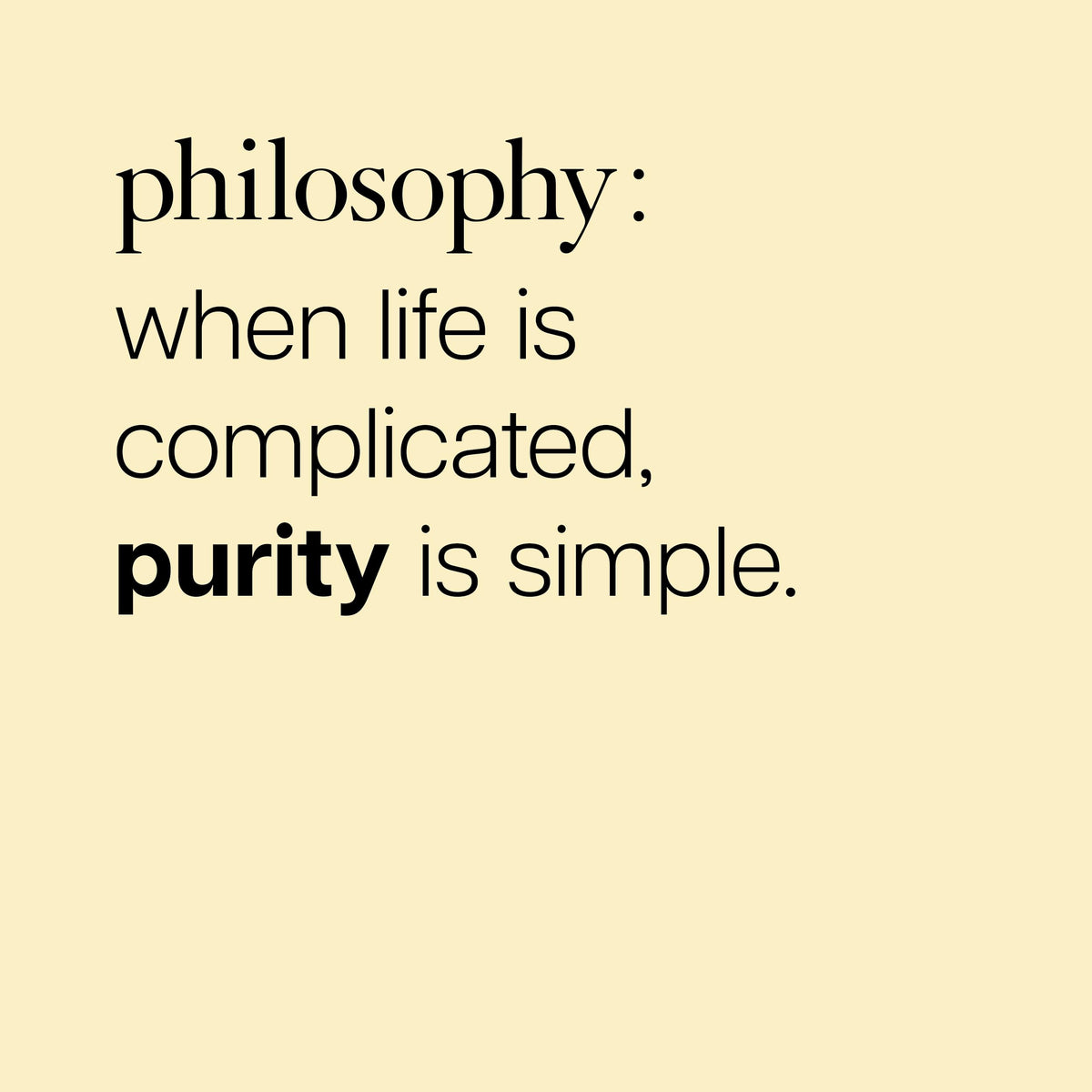 philosophy jar on bathroom counter with towel benefit: everyday routine convenience