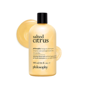 philosophy bottle front packaging showcasing size and scent benefits