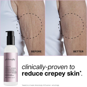 philosophy lightweight serum texture close-up demonstrating quick absorption