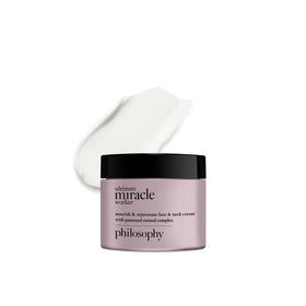 philosophy jar front view showing product branding and clean design, promotes confidence