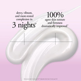 philosophy cream applied to neck and jawline illustrating targeted firming and hydration
