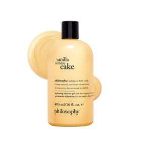 philosophy bottle front view highlighting label and celebratory scent