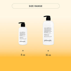 philosophy microdelivery wash in hand demonstrating mild exfoliation benefit