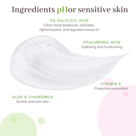 pHisoderm bottle in hand size comparison, demonstrates convenient travel-friendly volume