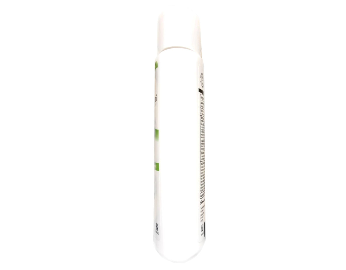 pHisoderm bottle held in hand illustrating 10 oz size and travel convenience
