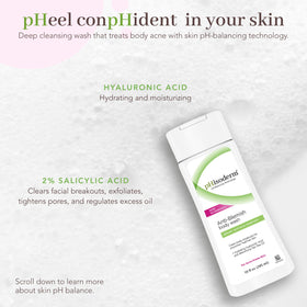 pHisoderm texture close-up foam demonstrating gentle cleansing action