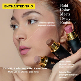 Phoenix Beauty ingredients label close-up showing nourishing formula benefits