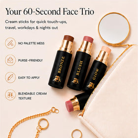 Phoenix Beauty sticks in hand showing compact size and travel convenience