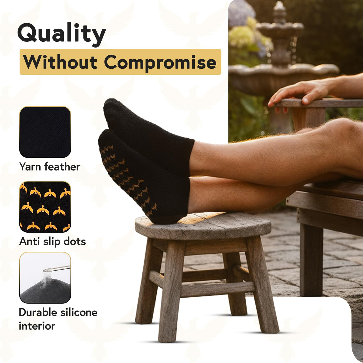 Phoenix Foot Peel lifestyle on bathroom shelf for simple self-care