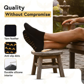 Phoenix Foot Peel lifestyle on bathroom shelf for simple self-care