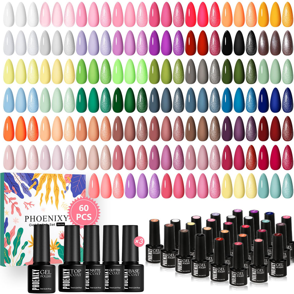phoenixy front packaging showing full 60-piece kit and neat arrangement for gifting