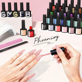 phoenixy person doing manicure at home demonstrating salon results benefit