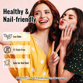 phoenixy lifestyle image of a person using the kit for salon results
