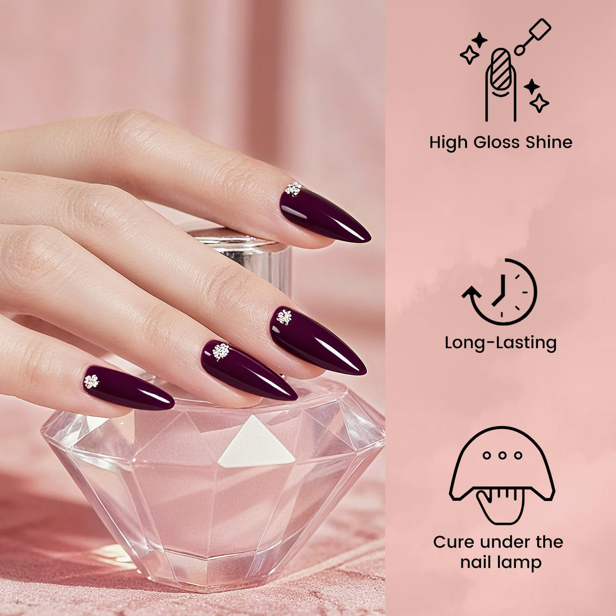phoenixy matte topcoat swatch showing velvety texture and modern finish
