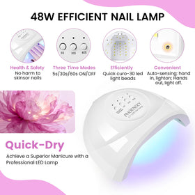 phoenixy nail drill with six bits for precise shaping and cuticle care