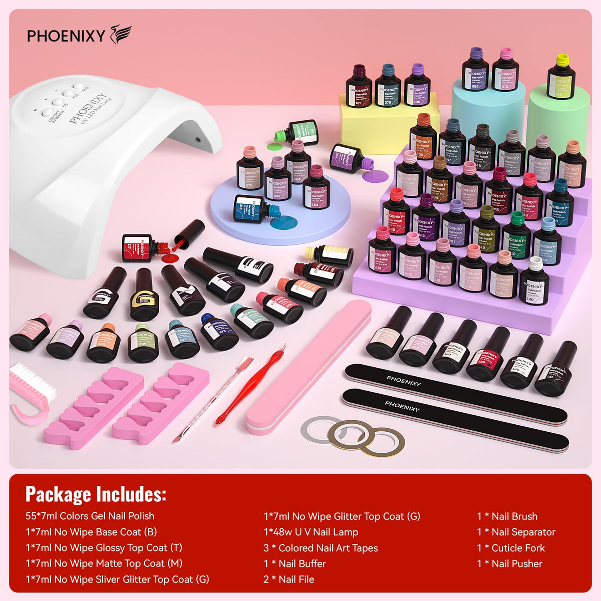 phoenixy scale comparison bottle versus hand to show compact bottle size and convenience