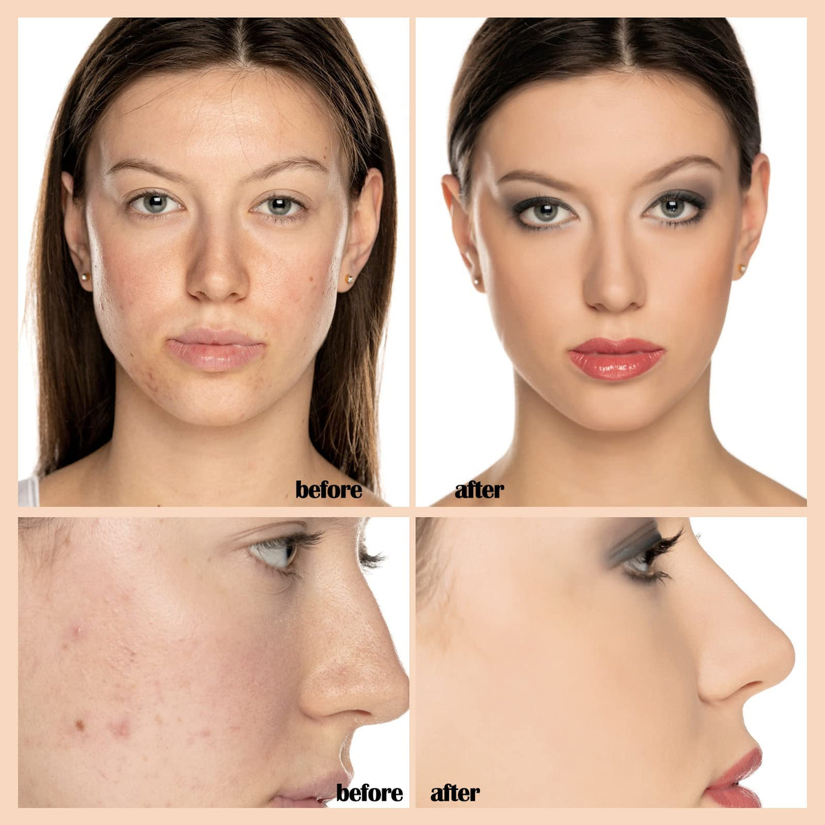 PHOERA foundation drop on skin illustrating smooth texture and blendability