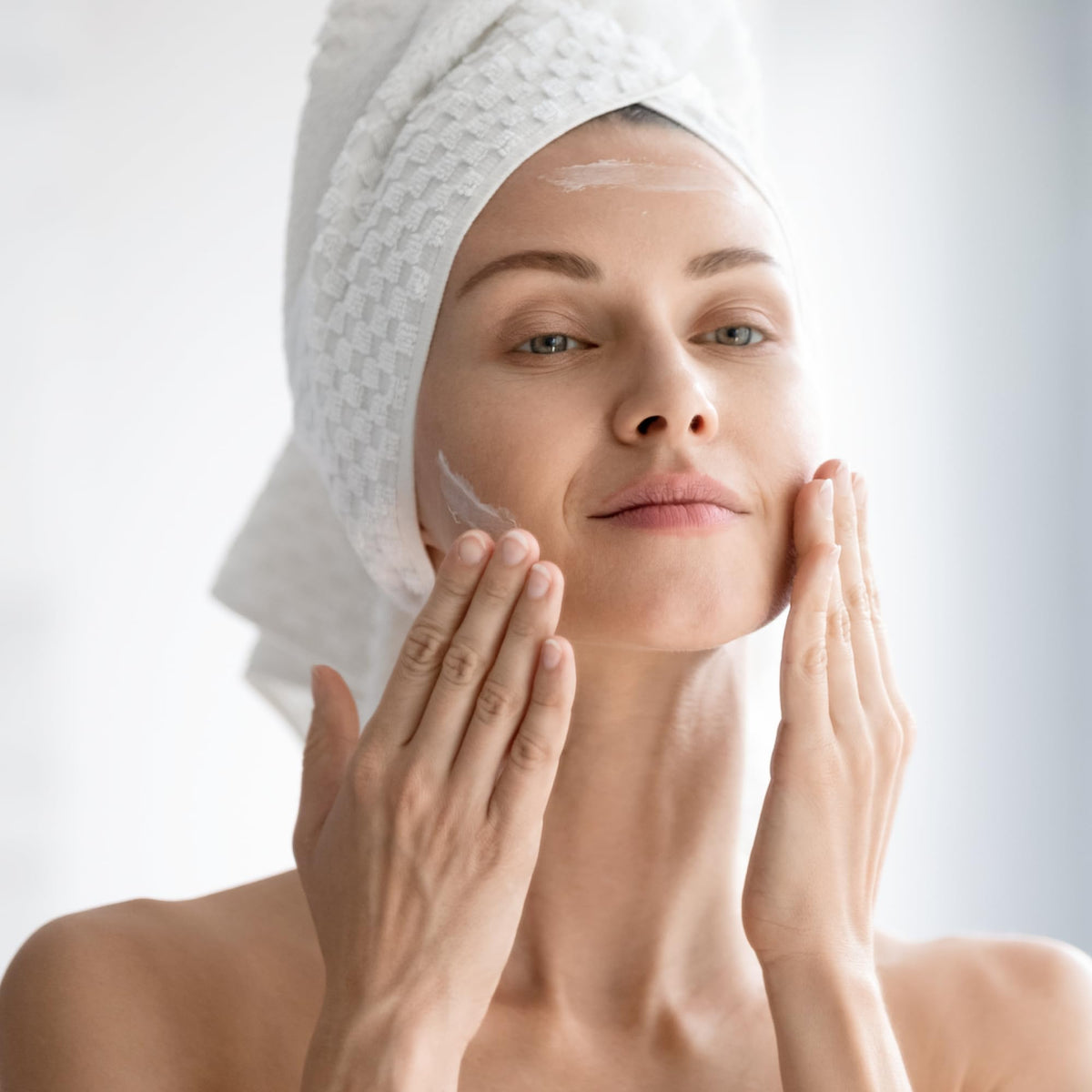 Photozyme bottle styled on vanity conveying daily routine integration benefit