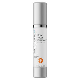 Photozyme front packaging showing sleek bottle and size benefit
