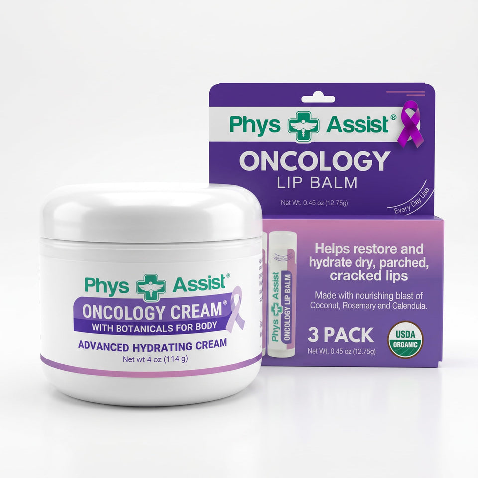 PhysAssist body cream front packaging showing size and gentle formula benefits